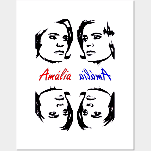 Amália Rodrigues ao espelho Wall Art by FranciscoCapelo